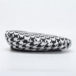 Isabel Plaid Knit Beret-Hats-Arimonz-Arimonz