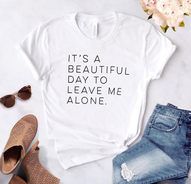 It's a beautiful day to leave me alone-Tee-Arimonz-White-XXS-Arimonz