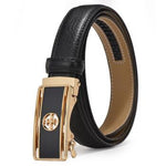 Jasmine Automatic Buckle Belt-Belts-Arimonz-Black-85cm/33.5inch-Arimonz
