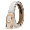 Jasmine Automatic Buckle Belt-Belts-Arimonz-White-85cm/33.5inch-Arimonz