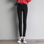 Jeans For Woman High Waist Full Length Skinny Pencil Denim Pants-Skinny Jeans-Arimonz-Black Denim-26-Arimonz