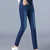 Jeans For Woman High Waist Full Length Skinny Pencil Denim Pants-Skinny Jeans-Arimonz-Fade Dark Blue-28-Arimonz
