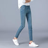 Jeans For Woman High Waist Full Length Skinny Pencil Denim Pants-Skinny Jeans-Arimonz-Light Blue Denim-28-Arimonz