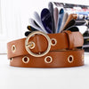 Joanna Round Buckle Retro Belt-Belts-Arimonz-Khaki-Arimonz