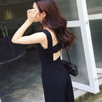 Jumpsuit High Waisted Open Back Baggy Long Wide-leg Jumpsuits Romper-Casual Jumpsuits & Rompers-Arimonz-Arimonz