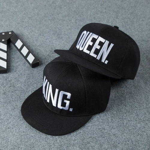 King Queen Couple Baseball Cap-Hats-Arimonz-Arimonz