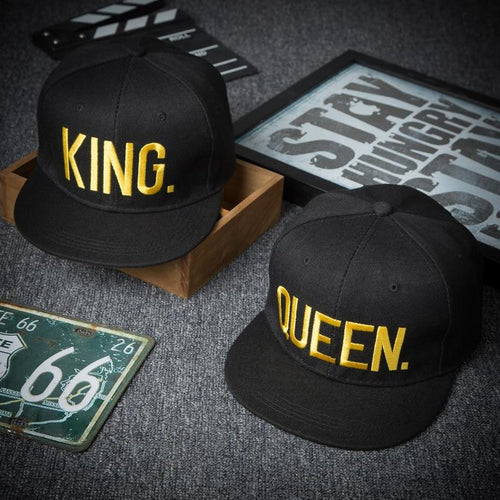 King Queen Couple Baseball Cap-Hats-Arimonz-Arimonz