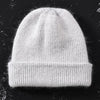 Knitted Beanies Thick Warm Ladies Wool Female Beanie Hats-Hats-Arimonz-Light grey-Arimonz