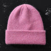 Knitted Beanies Thick Warm Ladies Wool Female Beanie Hats-Hats-Arimonz-Light purple-Arimonz