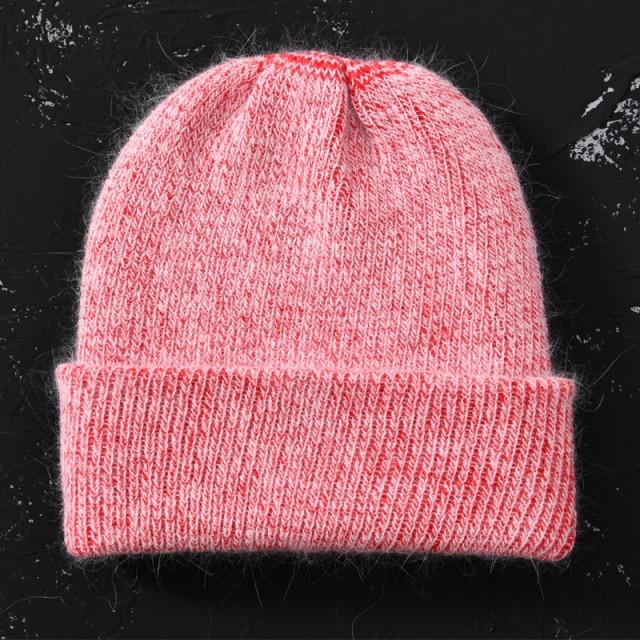 Knitted Beanies Thick Warm Ladies Wool Female Beanie Hats-Hats-Arimonz-Red-Arimonz