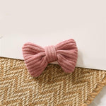 Knotted Bow Hairpin-Hair Accessories-Arimonz-dark pink-Arimonz
