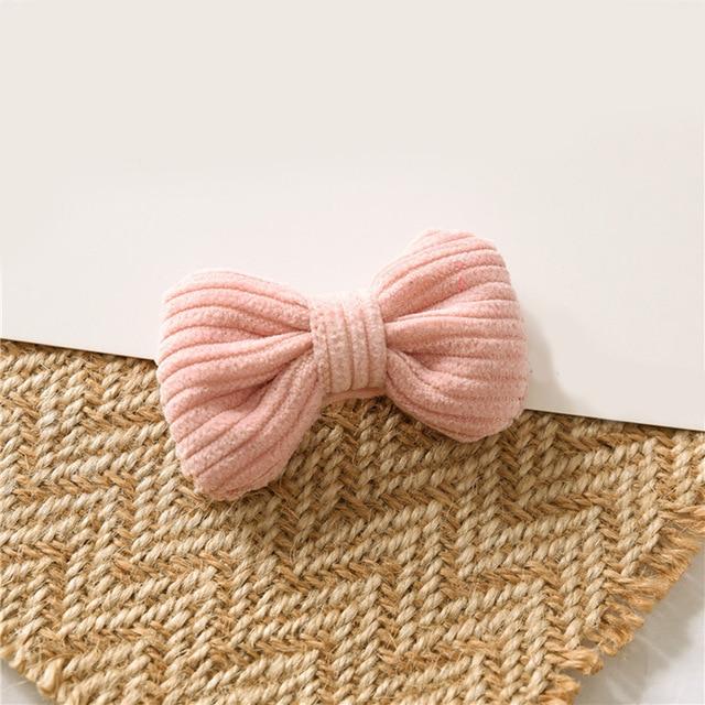 Knotted Bow Hairpin-Hair Accessories-Arimonz-Pink-Arimonz