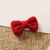 Knotted Bow Hairpin-Hair Accessories-Arimonz-Red-Arimonz