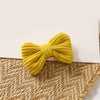 Knotted Bow Hairpin-Hair Accessories-Arimonz-Yellow-Arimonz