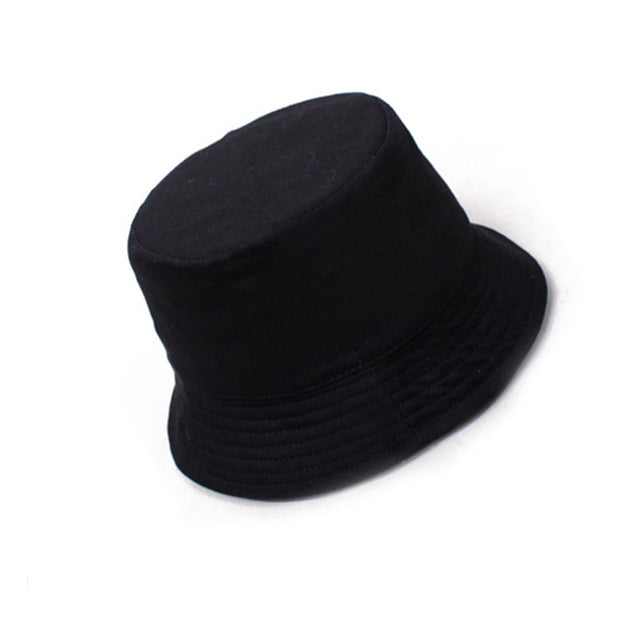 Ladies Bucket Hat Women Summer Sunscreen Panama Hat Fisherman Cap-Bucket Hats-Arimonz-Balck and Plaid-Arimonz