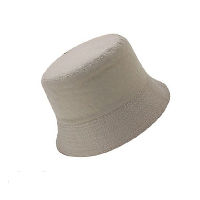 Ladies Bucket Hat Women Summer Sunscreen Panama Hat Fisherman Cap-Bucket Hats-Arimonz-Khaki and Plaid-Arimonz