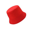Ladies Bucket Hat Women Summer Sunscreen Panama Hat Fisherman Cap-Bucket Hats-Arimonz-red and black-Arimonz