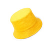 Ladies Bucket Hat Women Summer Sunscreen Panama Hat Fisherman Cap-Bucket Hats-Arimonz-Yellow and Plaid-Arimonz