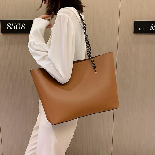 Ladies Chain Shoulder Bag-Handbags-Arimonz-Arimonz