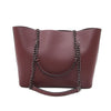 Ladies Chain Shoulder Bag-Handbags-Arimonz-Red-Arimonz