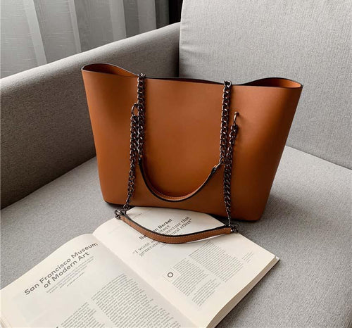 Ladies Chain Shoulder Bag-Handbags-Arimonz-Arimonz