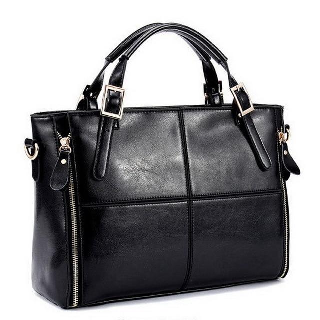 Ladies Shoulder Bag-Handbags-Arimonz-Black-Arimonz
