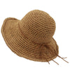 Ladies Sun Hat For Women Bowknot Raffia Straw Hat Foldable Summer Hat-Summer Hats-Arimonz-Arimonz