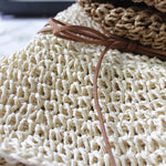 Ladies Sun Hat For Women Bowknot Raffia Straw Hat Foldable Summer Hat-Summer Hats-Arimonz-Arimonz