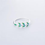 Leaf Shaped Ring-Rings-Arimonz-Arimonz