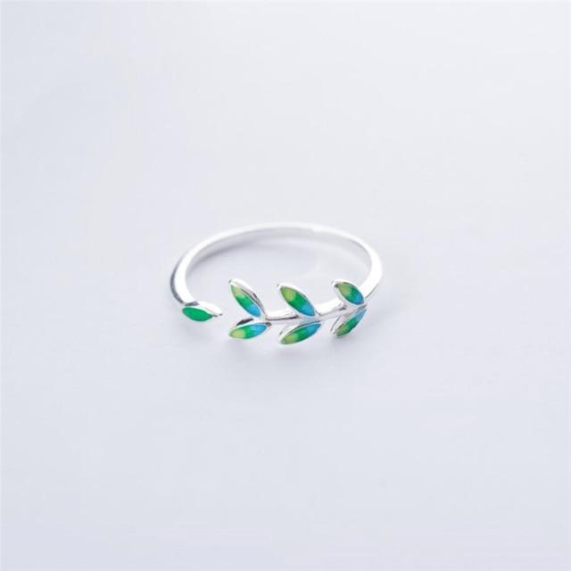 Leaf Shaped Ring-Rings-Arimonz-Arimonz