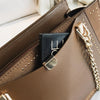 Leather Gianna Handbag Metal Chain Tote For Women-Handbags-Arimonz-Arimonz