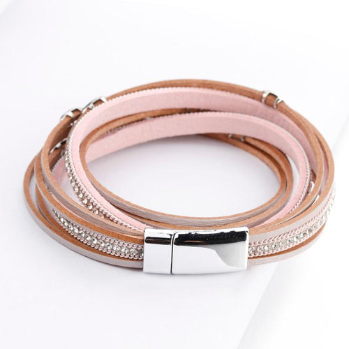 Leather Multi Layer Wrap Bracelets-Braceletes-Arimonz-Arimonz