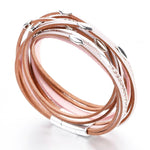 Leather Multi Layer Wrap Bracelets-Braceletes-Arimonz-Arimonz