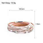 Leather Multi Layer Wrap Bracelets-Braceletes-Arimonz-Arimonz