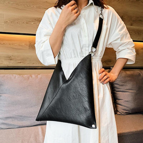 Leather Tote and Shoulder Bag-Handbags-Arimonz-Arimonz