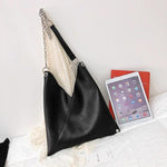 Leather Tote and Shoulder Bag-Handbags-Arimonz-Arimonz