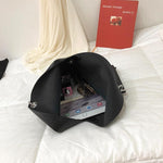 Leather Tote and Shoulder Bag-Handbags-Arimonz-Arimonz