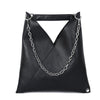 Leather Tote and Shoulder Bag-Handbags-Arimonz-Black-Arimonz