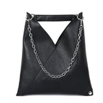 Leather Tote and Shoulder Bag-Handbags-Arimonz-Black-Arimonz