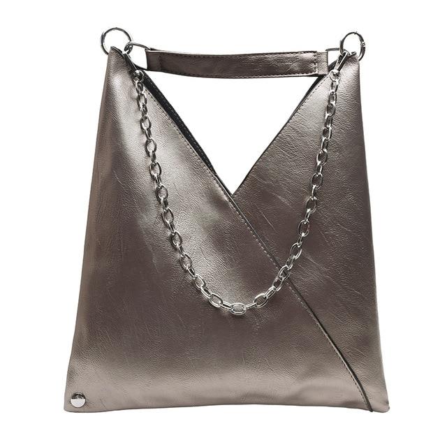 Leather Tote and Shoulder Bag-Handbags-Arimonz-Bronze-Arimonz