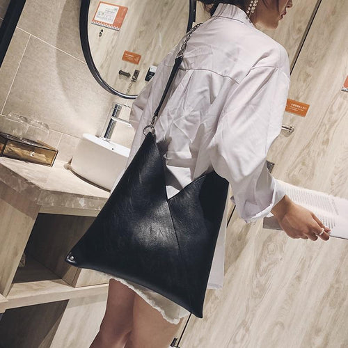 Leather Tote and Shoulder Bag-Handbags-Arimonz-Arimonz