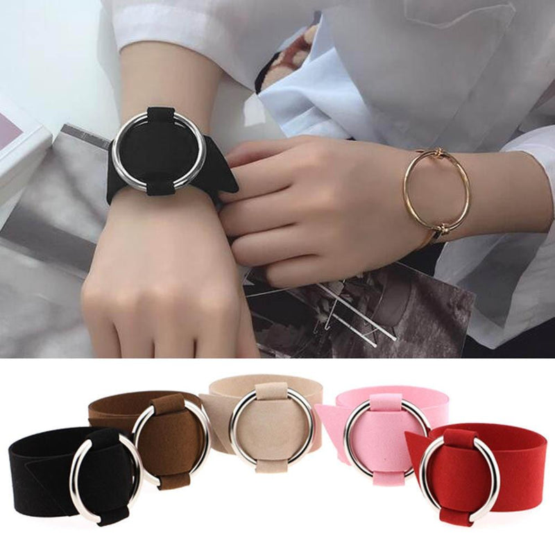 Leather Wristband Wrap Bracelets-Braceletes-Arimonz-Arimonz