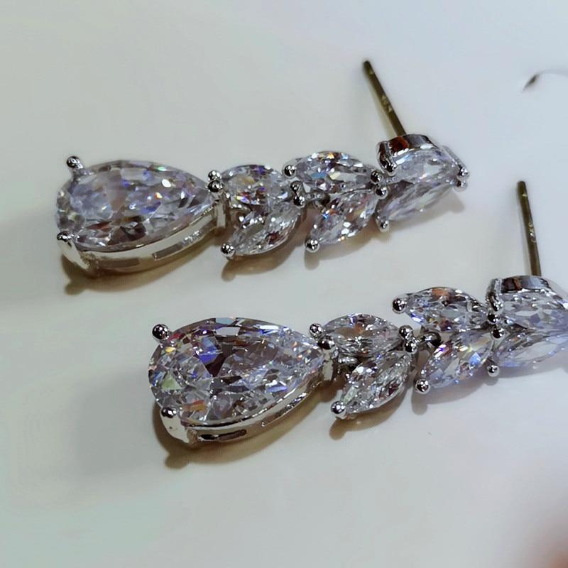 Leave & Water Drop Earrings Fashionable Earrings for Women-Earrings-Arimonz-Arimonz