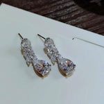 Leave & Water Drop Earrings Fashionable Earrings for Women-Earrings-Arimonz-Arimonz