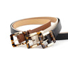 Leopard Print Buckle Belt-Belts-Arimonz-Arimonz