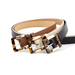 Leopard Print Buckle Belt-Belts-Arimonz-Arimonz
