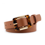Leopard Print Buckle Belt-Belts-Arimonz-Brown-Square-Arimonz