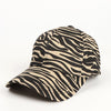 Leopard Print Zebra Print Baseball Animal Print Sun Hat Adjustable Cap-Women's Caps-Arimonz-Arimonz