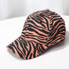 Leopard Print Zebra Print Baseball Animal Print Sun Hat Adjustable Cap-Women's Caps-Arimonz-Arimonz