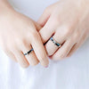 Lighthouse Seagull Couple Ring Resizable Opening Romantic Couple Rings-Rings-Arimonz-Arimonz